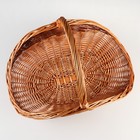 Набор корзин 3 шт, 62 х 43 х 21/36 см, 54х36х19/33 см, 44х28хх15/27 см, ива - фото 23488063