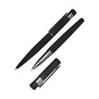 Набор BrunoVisconti VERONA: ручка шариковая поворотная 1.0 мм + ручка-роллер 0.7 мм, металлический корпус Soft Touch чёрный, в футляре - Фото 2
