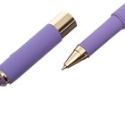 Ручка шариковая, 0.5 мм, BrunoVisconti MONACO, стержень синий, корпус Soft Touch лавандовый, в футляре - Фото 4