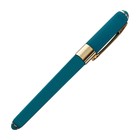 Ручка шариковая, 0.5 мм, BrunoVisconti MONACO, стержень синий, корпус Soft Touch морская волна, в футляре - фото 9829560