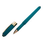 Ручка шариковая, 0.5 мм, BrunoVisconti MONACO, стержень синий, корпус Soft Touch морская волна, в футляре - фото 11073941