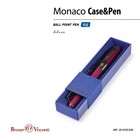 Ручка шариковая, 0.5 мм, BrunoVisconti MONACO, стержень синий, корпус Soft Touch пурпурный, в футляре 10183628 - фото 13961812