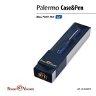 Ручка шариковая поворотная, 0.7 мм, BrunoVisconti PALERMO, стержень синий, металлический корпус Soft Touch синий, в футляре - фото 9829570