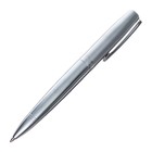 Ручка шариковая поворотная, 1.0 мм, BrunoVisconti SORRENTO, стержень синий, металлический корпус серебристый - фото 8081746