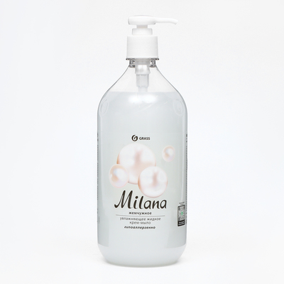 Жидкое крем-мыло Grass Milana «Жемчужное», 1 л