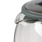 Чайник электрический "Матрёна" MA-154, стекло, 1.8 л, 1500 Вт, серый - Фото 4
