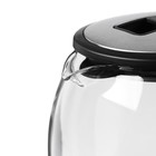 Чайник электрический "Матрёна" MA-154, стекло, 1.8 л, 1500 Вт, чёрный - фото 8897085