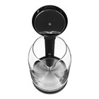 Чайник электрический "Матрёна" MA-154, стекло, 1.8 л, 1500 Вт, чёрный - фото 8897086