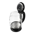 Чайник электрический "Матрёна" MA-154, стекло, 1.8 л, 1500 Вт, чёрный - Фото 6
