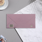 Конверт для денег "С Днём Рождения!" глиттер, сиреневый фон, 17х8 см (комплект 10 шт) - фото 23548745