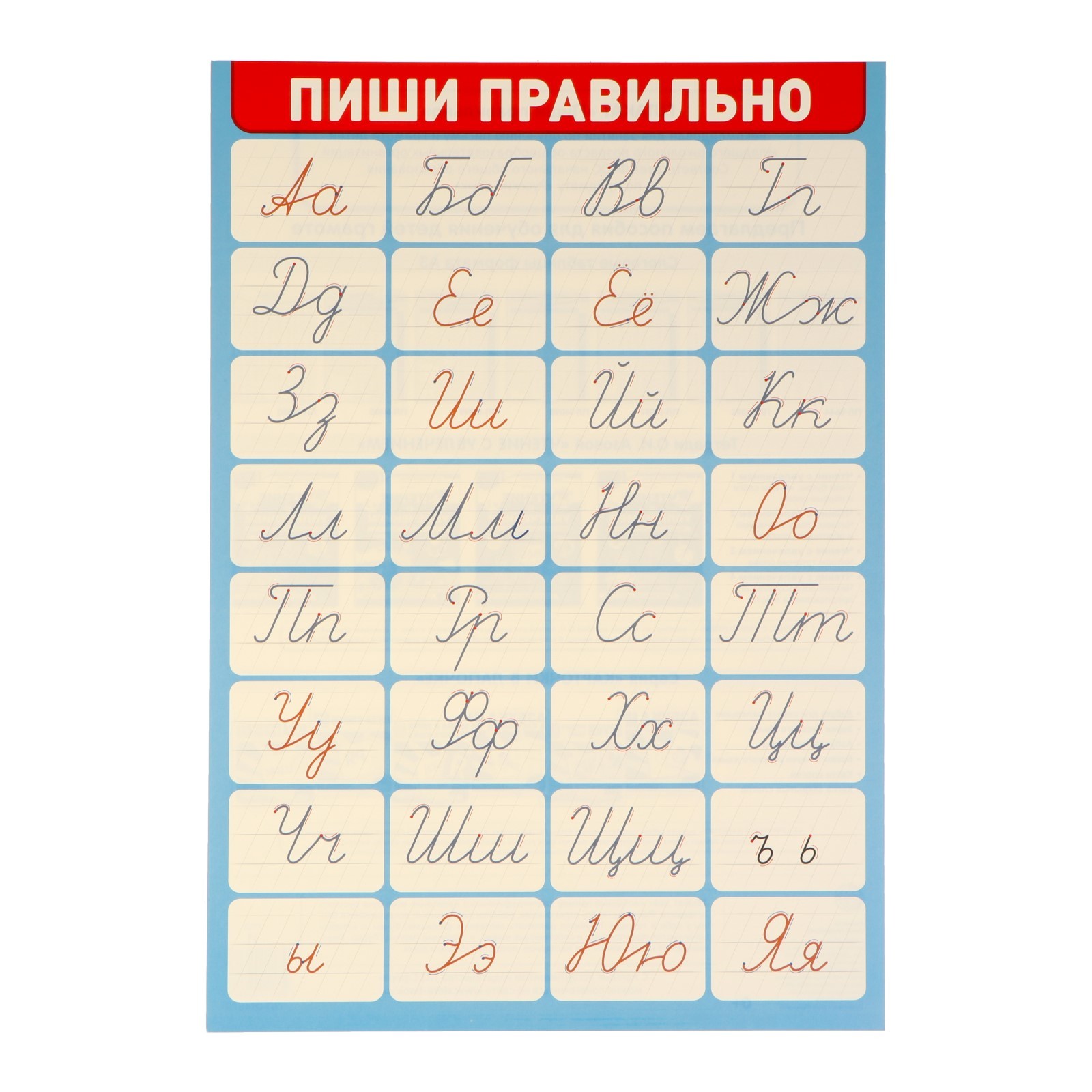 Пиши правильно плакат