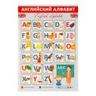 Плакат "Английский алфавит" 34х49 см - фото 320917118