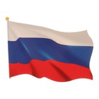 Плакат "Российский флаг" 27х19 см - фото 11911622