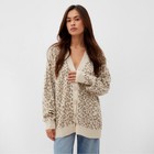 Кардиган женский MIST "Leo", бежевый, р. L-XL (46-52) - Фото 5