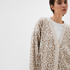 Кардиган женский MIST "Leo", бежевый, р. L-XL (46-52) - Фото 3