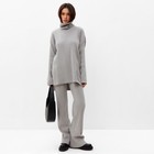Костюм женский MIST (свитер и брюки), серый, р. S (40-42) - фото 320773620