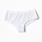Трусы-шорты для девочки, цвет белый, рост 140 см (38) - фото 2921449