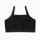 Топ для девочки, цвет черный, рост 146 см (40) - фото 23420146