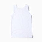 Майка детская, цвет белый, рост 104 см (28) (комплект 2 шт) - фото 23420260