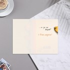 Открытка "Прости, что суем нос не в свое дело" (комплект 5 шт) - фото 23450824