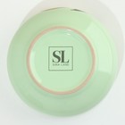 Глубокая тарелка керамическая «Авокадо», 14.5 см, 550 мл, цвет зелёный - фото 4408240