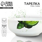 Тарелка суповая керамическая «Сочный лайм», 550 мл, d=14.5 см - Фото 7