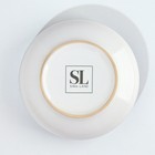 Глубокая тарелка керамическая «Сочный лайм», 14.5 см, 550 мл, цвет белый - Фото 4