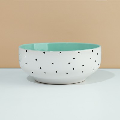Тарелка глубокая керамическая Dolce Ceramo. «Ёжик», 550 мл, 14.5 см