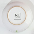 Глубокая тарелка керамическая «Акварель», 14.5 см, 550 мл, цвет белый - фото 4408275