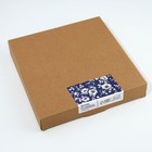 Тарелка плоская керамическая «Синие цветы», d=22.5 см - Фото 6