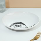 Тарелка керамическая «Ёжик», 22.5 см, цвет белый - Фото 4