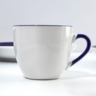 Посуда «Синие цветы» набор: 4 тарелки 23 см, 4 миски 14.5 см, 4 кружки 250 мл, 4 блюдца 15 см - Фото 11