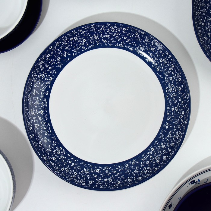 Набор посуды на 4 персоны Royal Garden, 16 предметов: 4 тарелки 23 см, 4 миски 14.5 см, 4 кружки 250 мл, 4 блюдца 15 см. - фото 1907958883