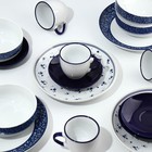 Набор посуды на 4 персоны Royal Garden, 16 предметов: 4 тарелки 23 см, 4 миски 14.5 см, 4 кружки 250 мл, 4 блюдца 15 см. - Фото 5