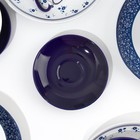 Посуда «Синие цветы» набор: 4 тарелки 23 см, 4 миски 14.5 см, 4 кружки 250 мл, 4 блюдца 15 см - Фото 9