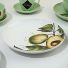 Набор посуды из керамики на 4 персоны «Авокадо», 16 предметов: 4 тарелки 23 см, 4 миски 14.5 см, 4 кружки 250 мл, 4 блюдца 15 см - фото 4408509