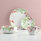 Посуда из керамики «Акварель» набор: 4 тарелки, 4 миски, 4 кружки, 4 блюдца - Фото 4