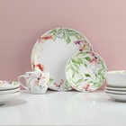 Посуда из керамики «Акварель» набор: 4 тарелки, 4 миски, 4 кружки, 4 блюдца - Фото 5