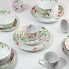 Посуда из керамики «Акварель» набор: 4 тарелки, 4 миски, 4 кружки, 4 блюдца - Фото 6