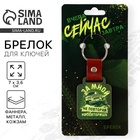 Брелок для ключей деревянный «За мной не повторяй», 7×3.6 см - Фото 1