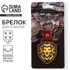 Брелок для ключей деревянный «Лев», 7×4.2 см - Фото 1