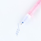 Ручка пиши стирай гелевая со стираемыми чернилами  + 9шт стержней «Мрамор», синяя паста, 0,5 мм - фото 8082066