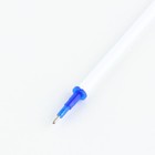 Ручка пиши стирай гелевая со стираемыми чернилами  + 9шт стержней «Мрамор», синяя паста, 0,5 мм - фото 8082069