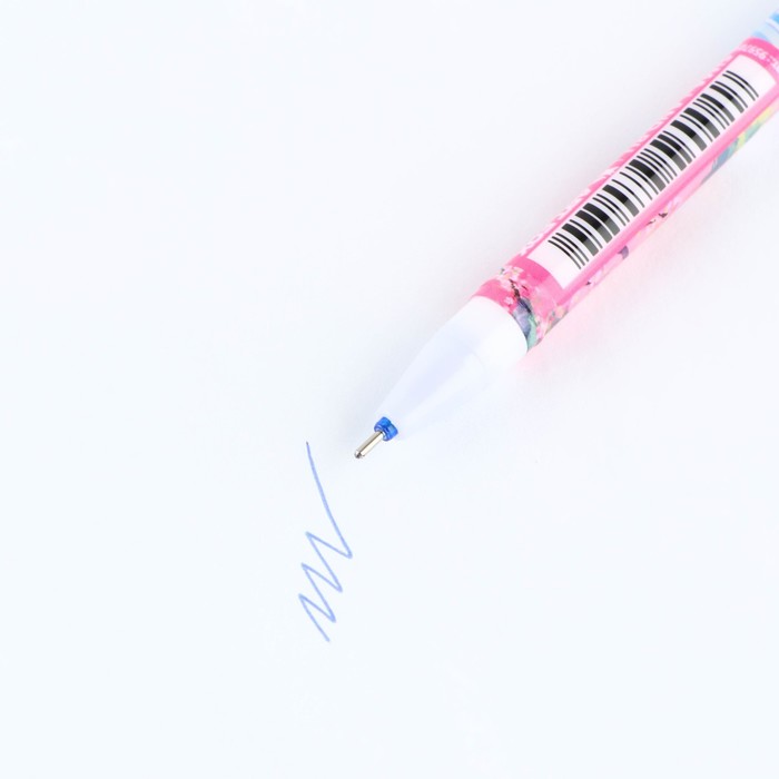 Ручка пиши стирай гелевая со стираемыми чернилами  + 9шт стержней «Аниме», синяя паста, 0,5 мм - фото 1907959034