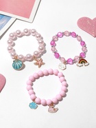 Набор детских браслетов Выбражулька «Облачко», 3 шт. цветной в золоте - фото 65407216