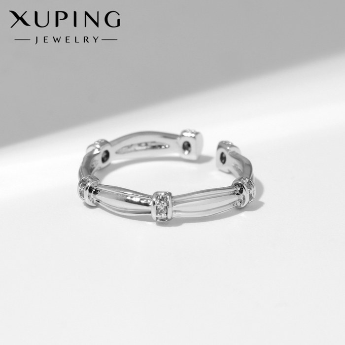 Кольцо XUPING сила, цвет белый в серебре, размер 18 - Фото 1
