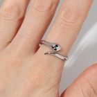 Кольцо XUPING змейка, цвет серебро, размер 18 - фото 9974216