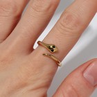 Кольцо XUPING змейка, цвет золото, размер 16 - фото 8082140