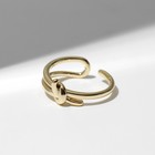 Кольцо XUPING узел, цвет золото, размер 17 - фото 320774325