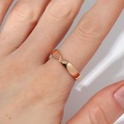 Кольцо XUPING грани, цвет белый в золоте, размер 16 - фото 300527464